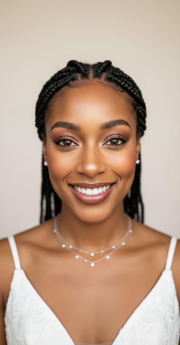 After Knotless Braid